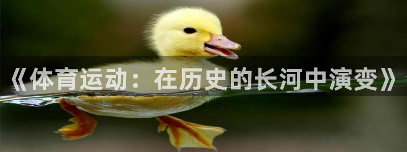 球速体育：《体育运动：在历史的长河中演变》